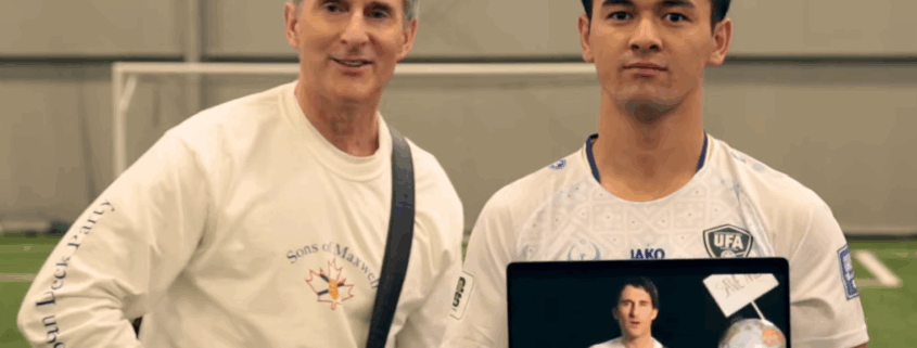 Dave Carroll and Sukhrob Ubaydullaev